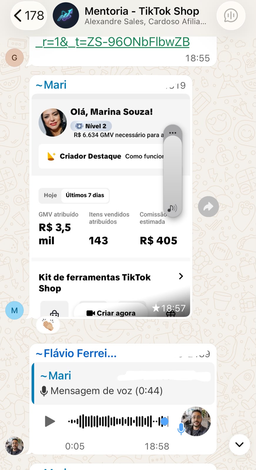 Depoimento de Marina Souza
