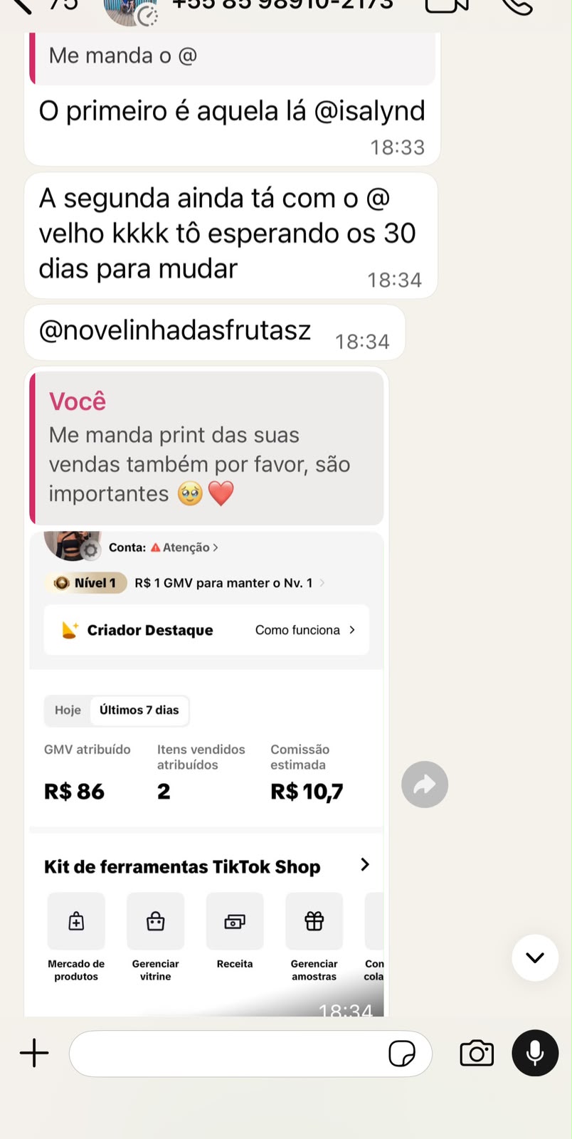 Depoimento de Isa